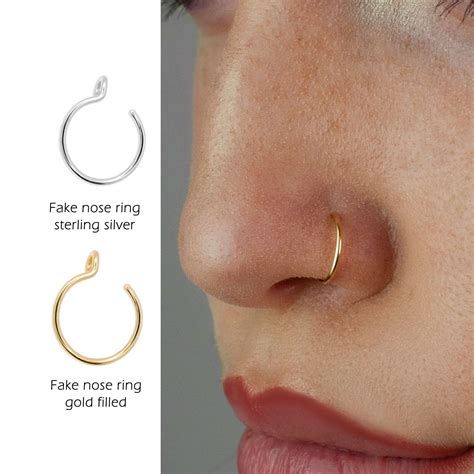 temporary nose piercing|make your own nose pincher.